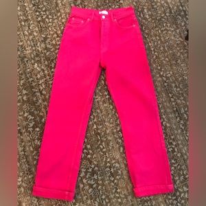 Pink Zara Brand Jeans